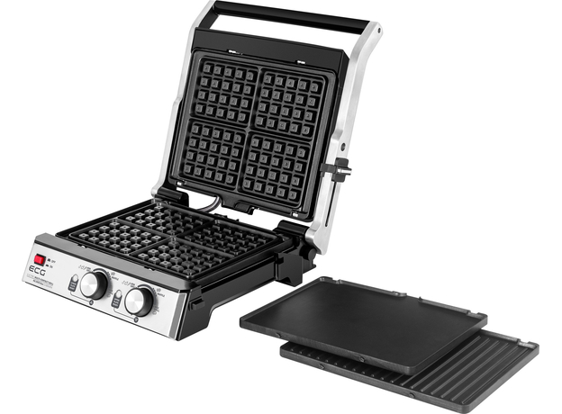 Контактный гриль (прижимной) ECG Kg 2033 Duo Grill & Waffle - изображение 23
