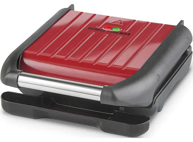 Контактный гриль (прижимной) GEORGE FOREMAN 25030-56 Compact Steel - изображение 2
