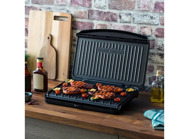 Контактный гриль (прижимной) George Foreman Fit Grill Large 25820-56 черный - изображение 10