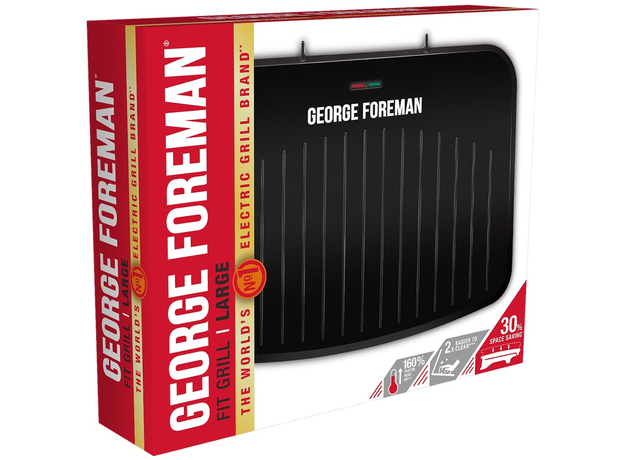 Контактный гриль (прижимной) George Foreman Fit Grill Large 25820-56 черный - изображение 12