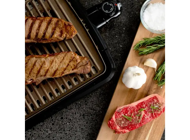 Гриль-барбекю George Foreman Smokeless BBQ Grill Large 25850-56 черный - изображение 8