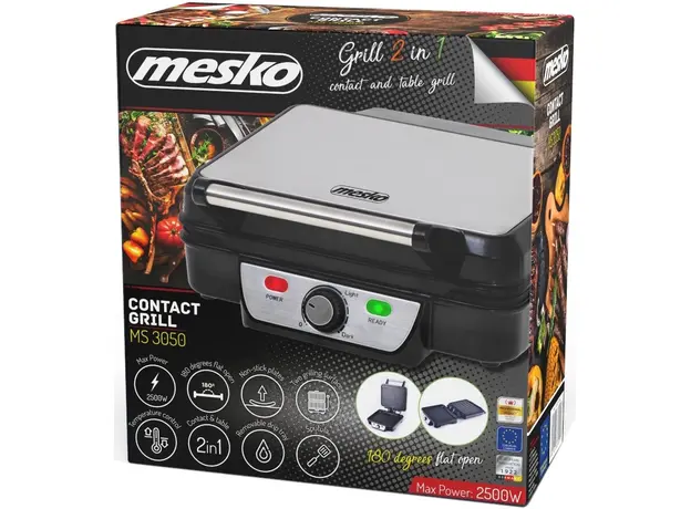 Контактный гриль (прижимной) Mesko MS 3050 - изображение 17