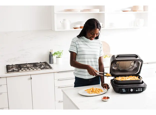 Гриль Ninja Foodi MAX Health MultiGrill & Air Fryer с Cooking probe AG651EU - изображение 14