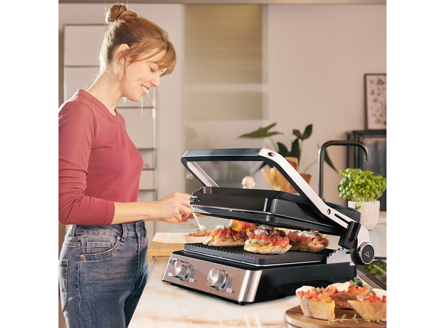 Контактный гриль (прижимной) Braun MultiGrill 7 Contact grill CG 7020 нержавейка - изображение 5