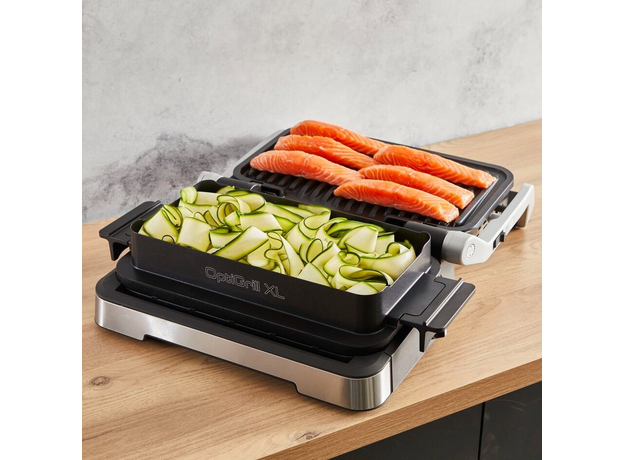 Контактный гриль (прижимной) Tefal OptiGrill 4 in 1 XL GC784D - изображение 11
