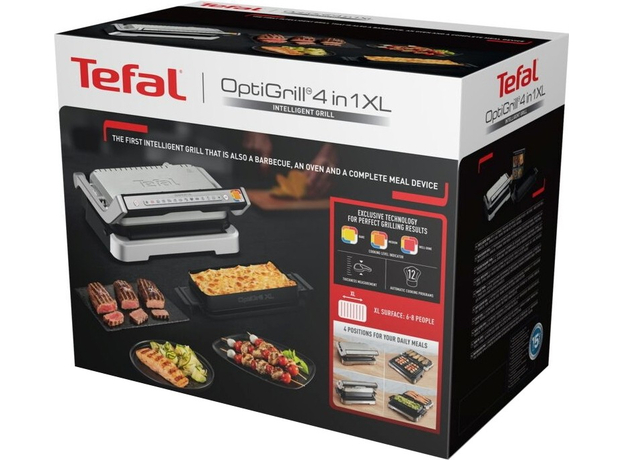 Контактный гриль (прижимной) Tefal OptiGrill 4 in 1 XL GC784D - изображение 15