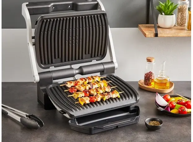 Контактный гриль (прижимной) TEFAL OptiGrill+ GC717D10 - изображение 3