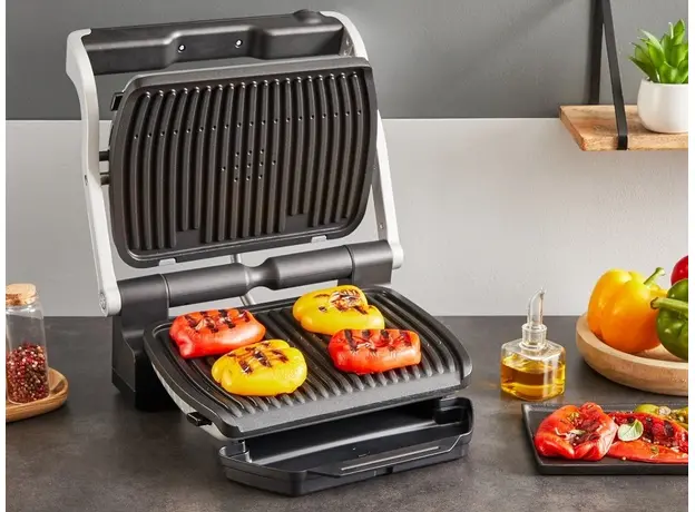 Контактный гриль (прижимной) TEFAL OptiGrill+ GC717D10 - изображение 4