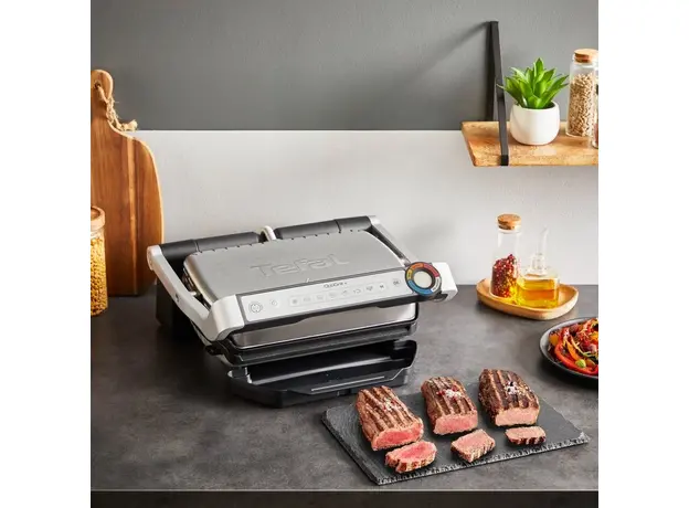Контактный гриль (прижимной) TEFAL OptiGrill+ GC717D10 - изображение 9
