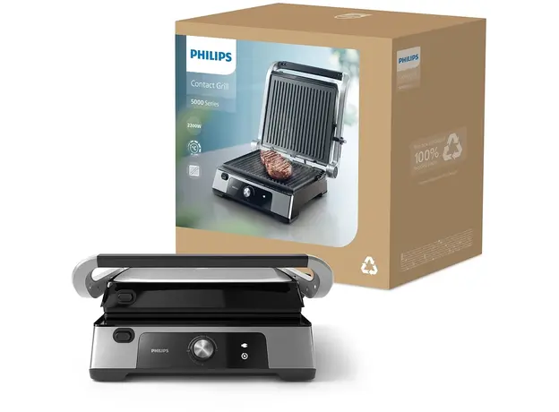 Контактный гриль (прижимной) Philips Series 5000 HD6301/90 - изображение 7