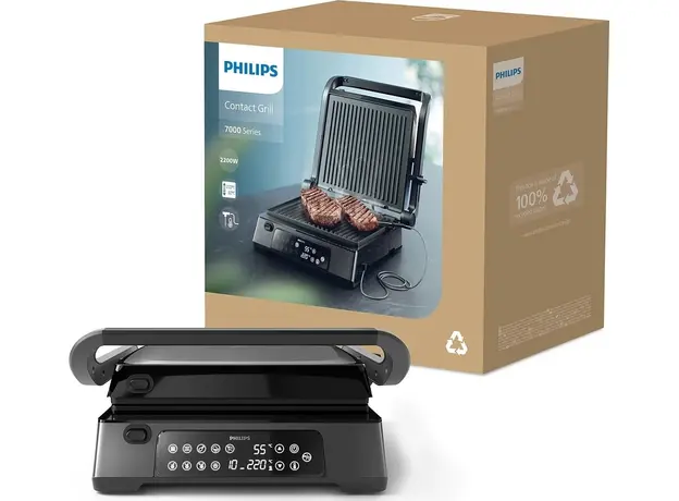 Контактный гриль (прижимной) PHILIPS 7000 Series HD6307/70 - изображение 8