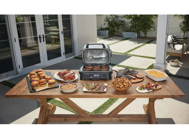 Электрический гриль-барбекю и коптильня Ninja Woodfire Pro XL OG850EU - изображение 13