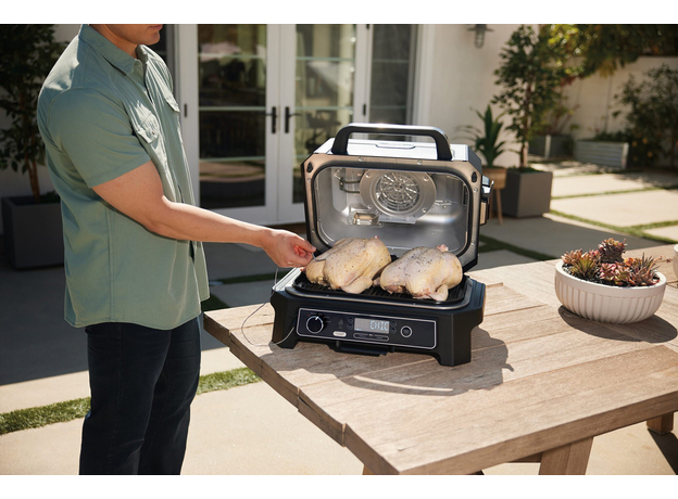 Электрический гриль-барбекю и коптильня Ninja Woodfire Pro XL OG850EU - изображение 17