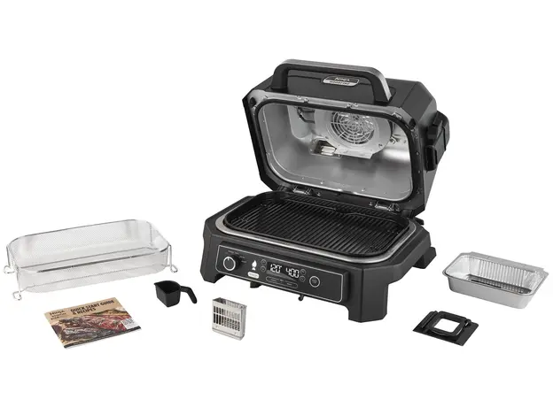 Электрический гриль-барбекю и коптильня Ninja Woodfire Pro XL OG850EU - изображение 18