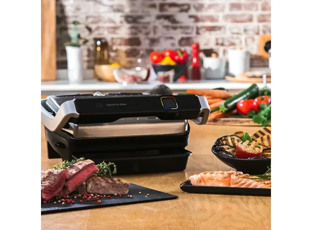 Контактный гриль (прижимной) TEFAL OptiGrill Elite GC750D30 - изображение 13