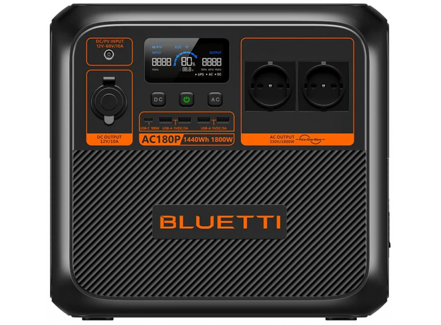 Зарядная станция Bluetti AC180P / 1800 Вт / 1440 Вт⋅ч / LiFePO4 (PB931255) 