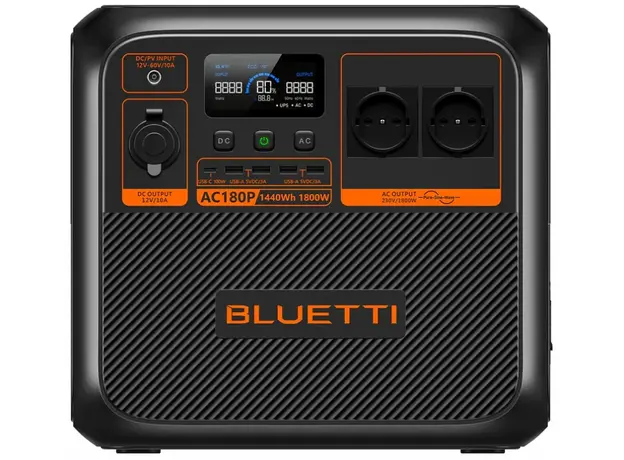 Зарядная станция Bluetti AC180P / 1800 Вт / 1440 Вт⋅ч / LiFePO4 (PB931255) 