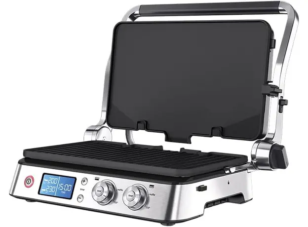 Контактный гриль (прижимной) Braun MultiGrill 9 Contact grill CG 9043 нержавейка (CG9043) 