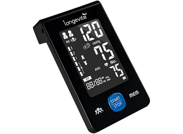 Тонометр автоматический LONGEVITA DBP-6177 для измерения артериального давления на плече, большая манжета 