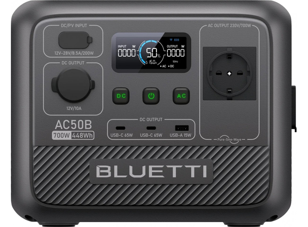 Зарядная станция Bluetti AC50B / 700 Вт / 448 Вт⋅ч / LiFePO4 (PB931484) 