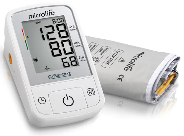 Тонометр автоматический Microlife BP A2 Basic с адаптером, большая манжета - изображение 4