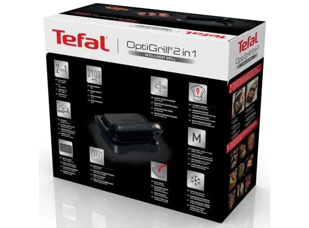 Контактный гриль (прижимной) TEFAL OptiGrill 2in1 GC772830 - изображение 15