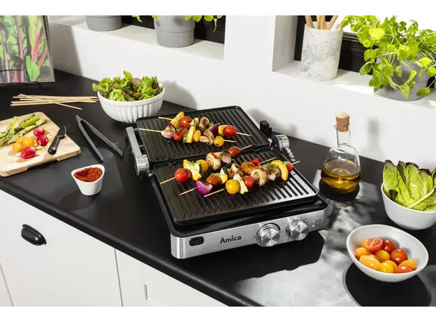 Контактный гриль (прижимной) Amica GK 4011 - изображение 9