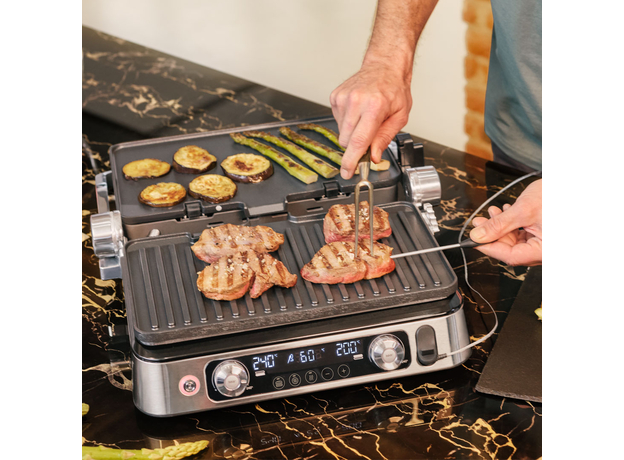 Контактный гриль (прижимной) Braun MultiGrill 9 Pro Contact grill CG 9160 нержавейка - изображение 18