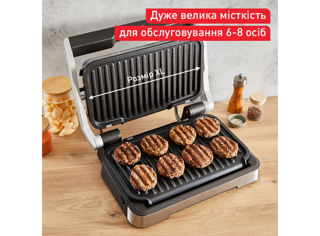 Контактный гриль (прижимной) TEFAL OptiGrill XL GC782D30 - изображение 21