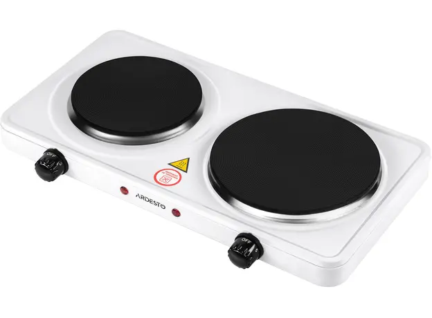 Настольная плита электрическая Ardesto ECS-J225W двухконфорочная 