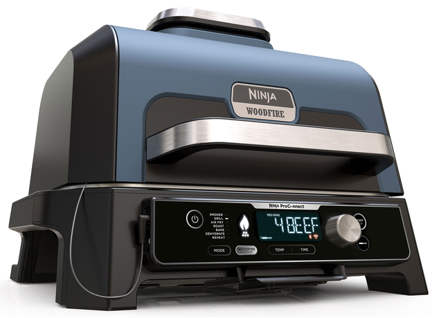 Гриль кухонный Ninja Woodfire Pro Connect XL Electric BBQ Grill & Smoker OG901 синий - изображение 15