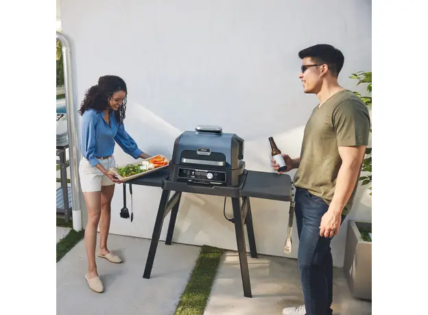 Гриль кухонный Ninja Woodfire Pro Connect XL Electric BBQ Grill & Smoker OG901 синий - изображение 24