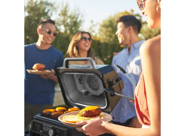 Гриль кухонный Ninja Woodfire Pro Connect XL Electric BBQ Grill & Smoker OG901 синий - изображение 25