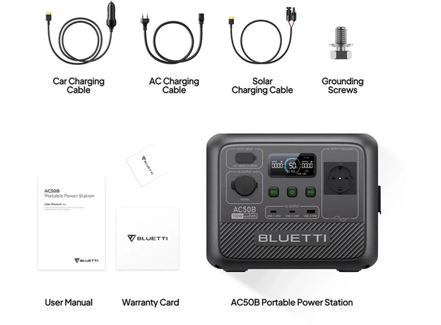 Зарядная станция Bluetti AC50B / 700 Вт / 448 Вт⋅ч / LiFePO4 (PB931484) - изображение 9