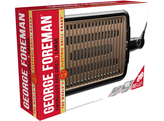 Гриль-барбекю George Foreman Smokeless BBQ Grill Large 25850-56 черный - изображение 19