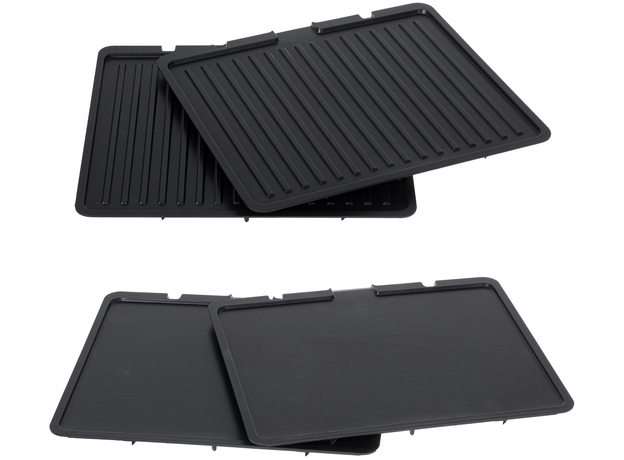 Контактный гриль (прижимной) Adler AD 3059 Stainless steel Black (5903887807937) - изображение 7