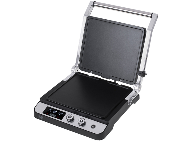 Контактный гриль (прижимной) Adler AD 3059 Stainless steel Black (5903887807937) - изображение 2