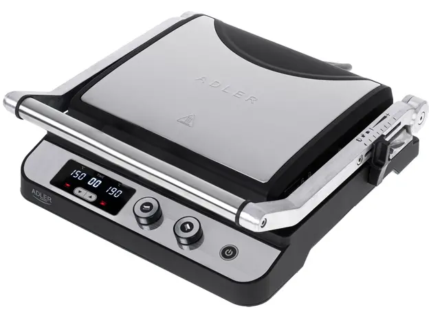 Контактный гриль (прижимной) Adler AD 3059 Stainless steel Black (5903887807937) - изображение 5