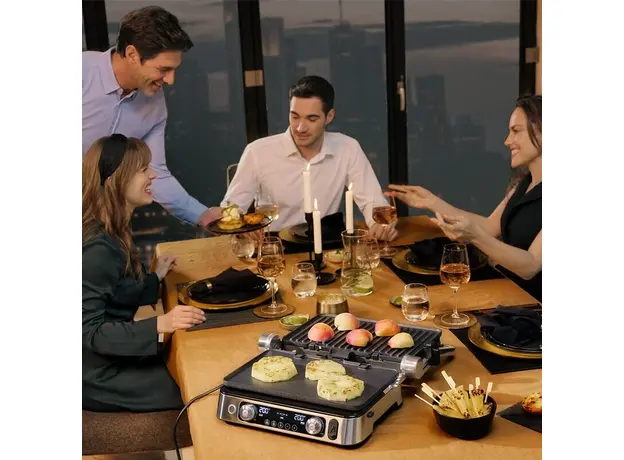 Контактный гриль (прижимной) Braun MultiGrill 9 Pro Contact grill CG 9160 нержавейка - изображение 9