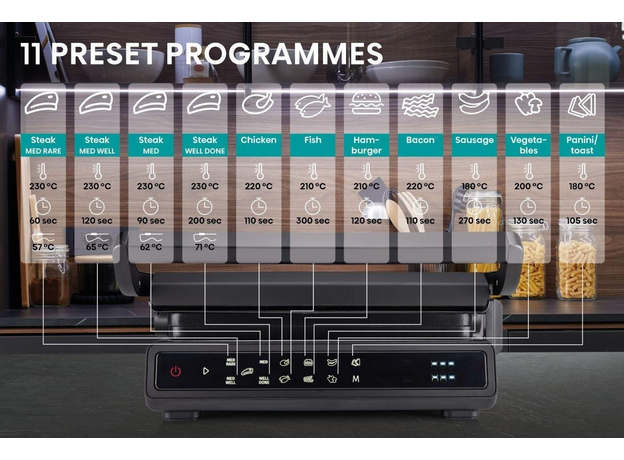 Контактный гриль (прижимной) HISENSE HCG1600DBT - изображение 33