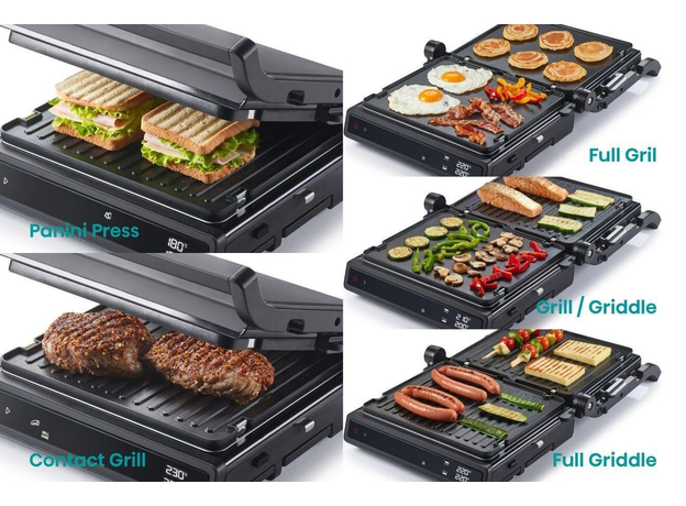 Контактный гриль (прижимной) HISENSE HCG1600DBT - изображение 39