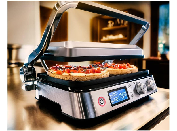 Контактный гриль (прижимной) Braun MultiGrill 9 Contact grill CG 9043 нержавейка (CG9043) - изображение 4