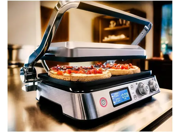 Контактный гриль (прижимной) Braun MultiGrill 9 Contact grill CG 9043 нержавейка (CG9043) - изображение 4