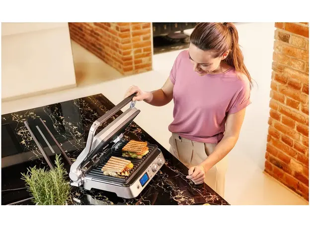 Контактный гриль (прижимной) Braun MultiGrill 9 Contact grill CG 9043 нержавейка (CG9043) - изображение 6