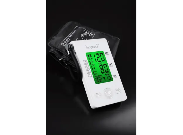 Тонометр автоматический LONGEVITA DBP-6179 для измерения артериального давления на плече, USB - изображение 8