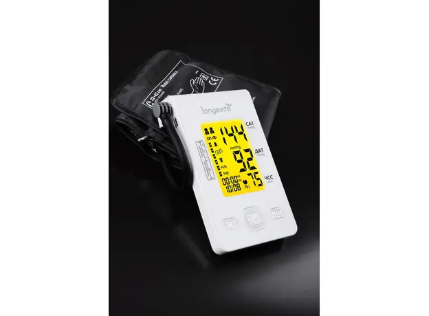 Тонометр автоматический LONGEVITA DBP-6179 для измерения артериального давления на плече, USB - изображение 9