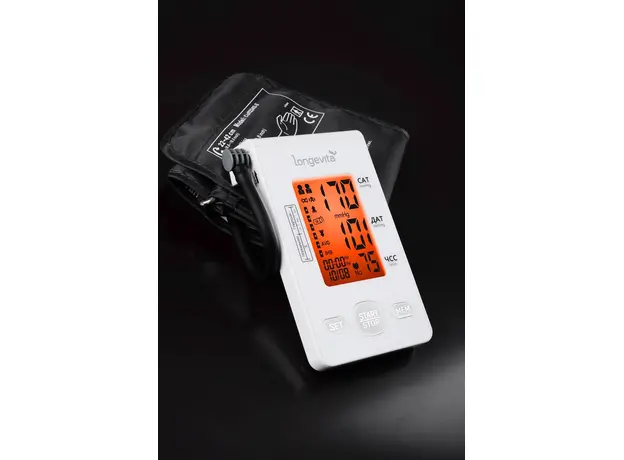 Тонометр автоматический LONGEVITA DBP-6179 для измерения артериального давления на плече, USB - изображение 10