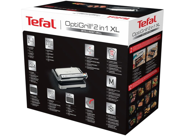 Контактный гриль (прижимной) TEFAL OptiGrill XL GC782D30 - изображение 17