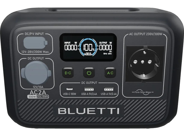 Зарядная станция Bluetti AC2A / 300 Вт / 204.8 Вт⋅ч / LiFePO4 - изображение 4