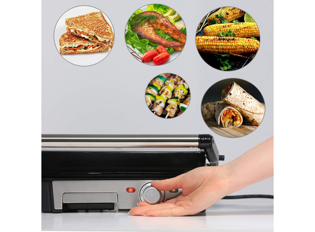 Контактный гриль (прижимной) Sogo SAN-SS-7131 нержавейка - изображение 6